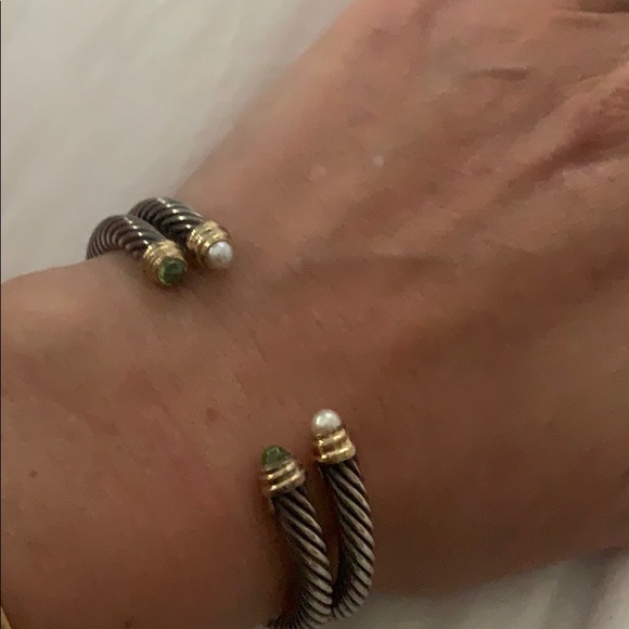 David Yurman Bracelet w Pearls and 14K Gold, 5mm - Picture 6 of 8